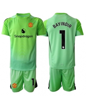 Billige Fotballdrakt Manchester United Altay Bayindir #1 Keeper Replika Tredjedraktsett Barn 2025-26 Kortermet (med bukser)